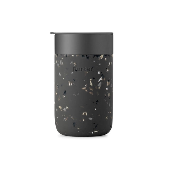 Reusable Coffee Mug 16oz - Charcoal Terrazzo