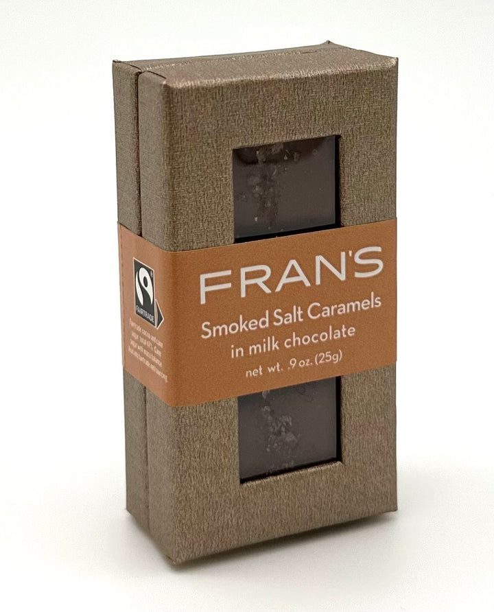 Fran's Chocolates Smoked Salt Caramel 3 Piece Box