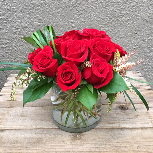 Pavè Dozen Roses – Down to Earth Flowers + Gifts