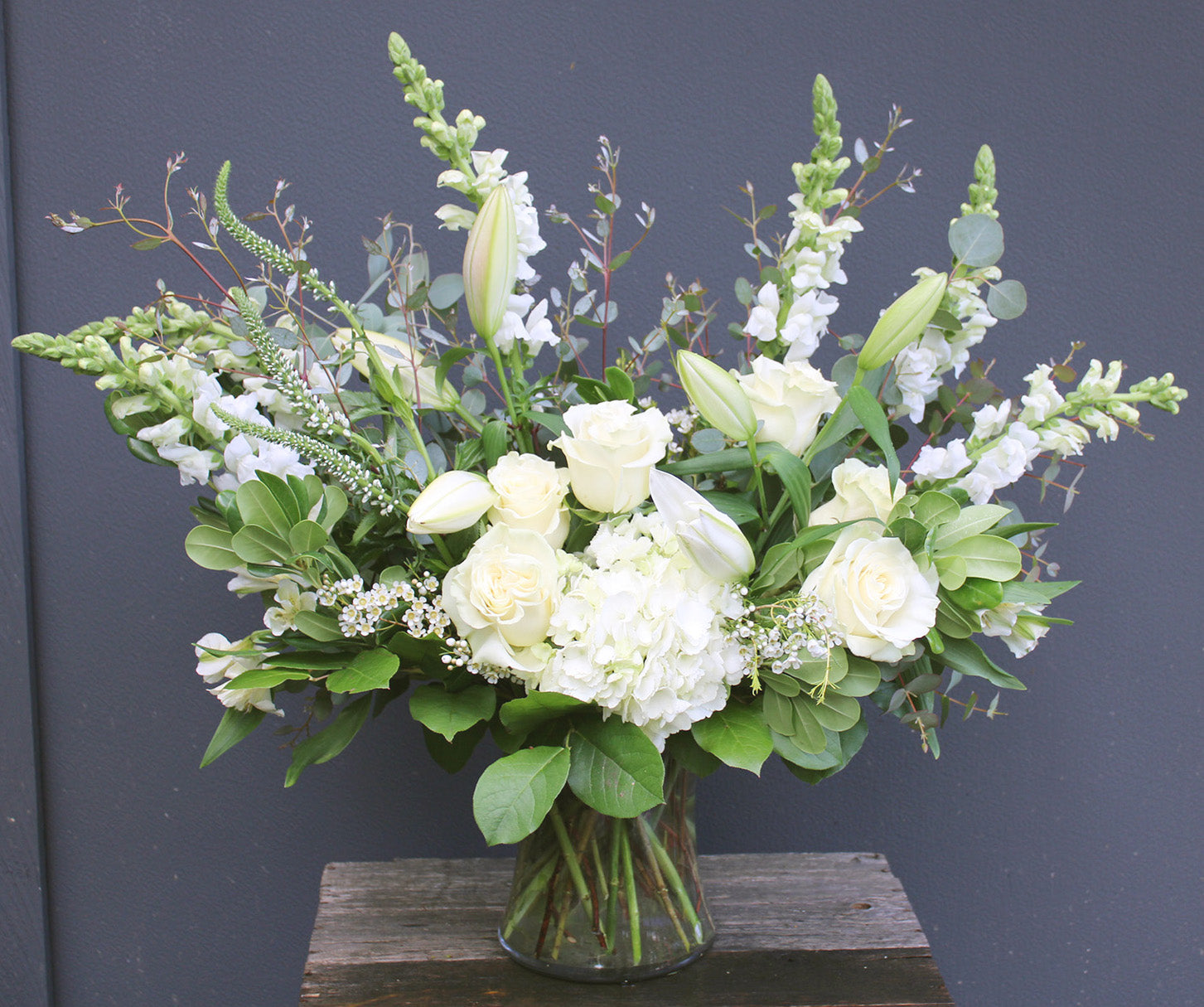 Classic Whites Tall – Down to Earth Flowers + Gifts